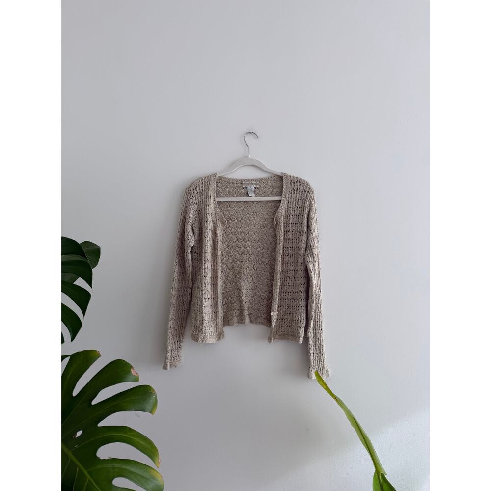 sigrid oslen sport silk knit cardigan | sz medium